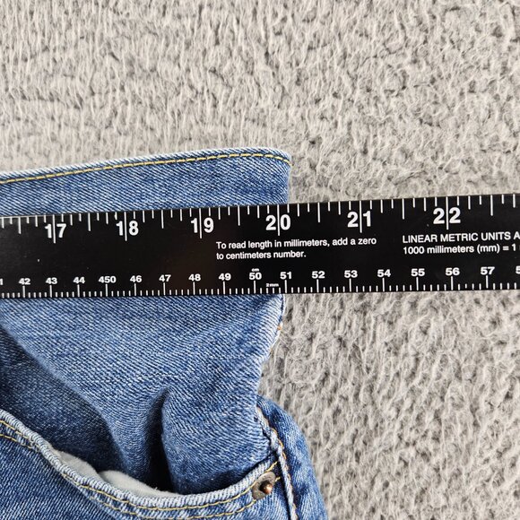 Levis Jeans Mens 38x32 (40x30) Blue 513 Slim Straight Modern - Picture 7 of 16